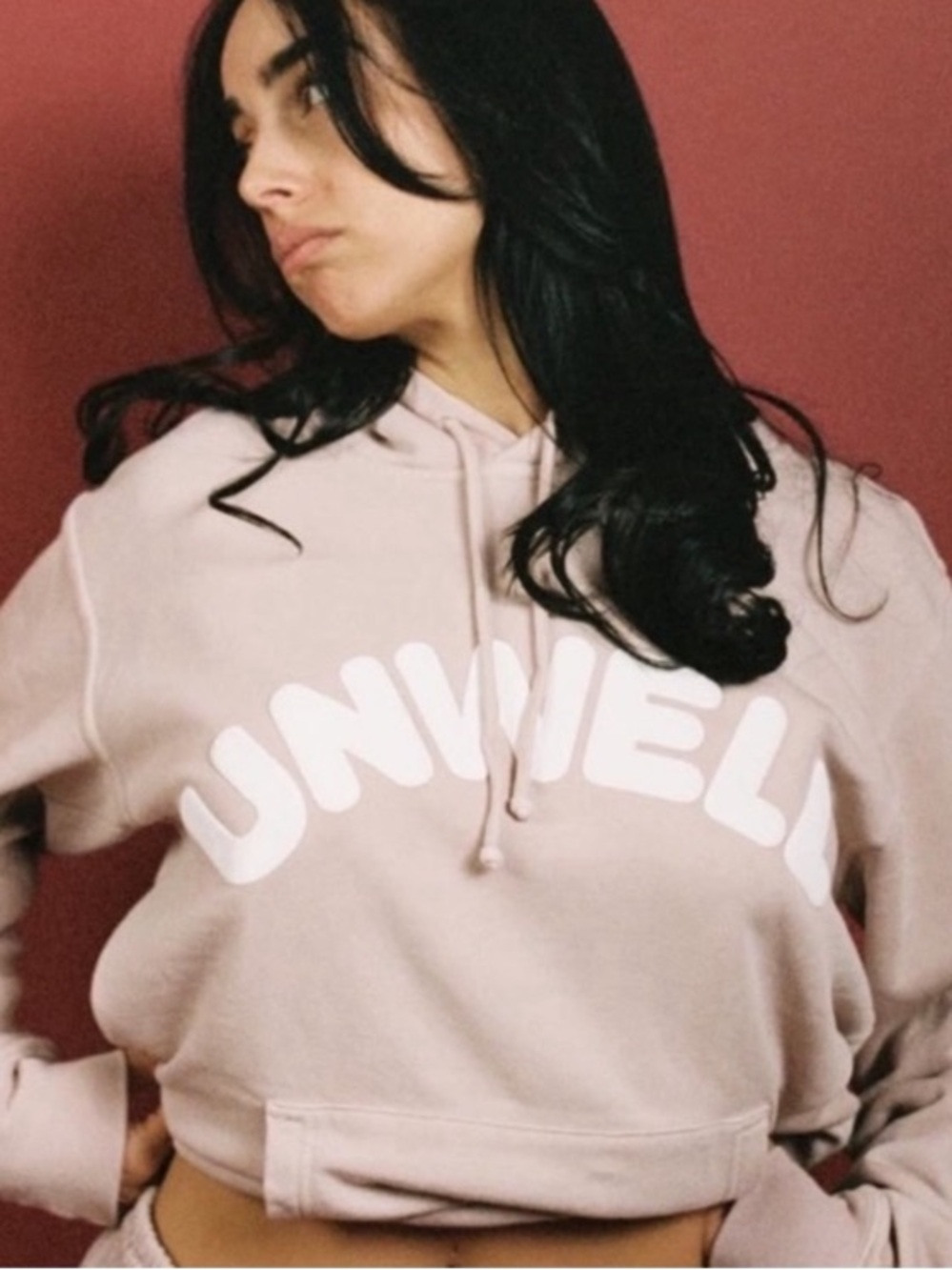 Call Her Daddy Unwell Alex Cooper Pink Statement Hoodie Small